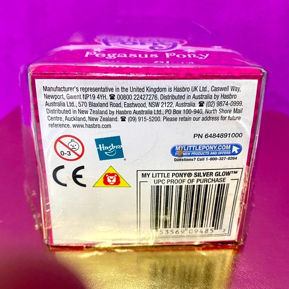 MY LITTLE PONY G3 NWT VTG 2005 CRYSTAL PRINCESS PEGASUS WINGED PONY SILVER GLOW - Picture 16 of 16